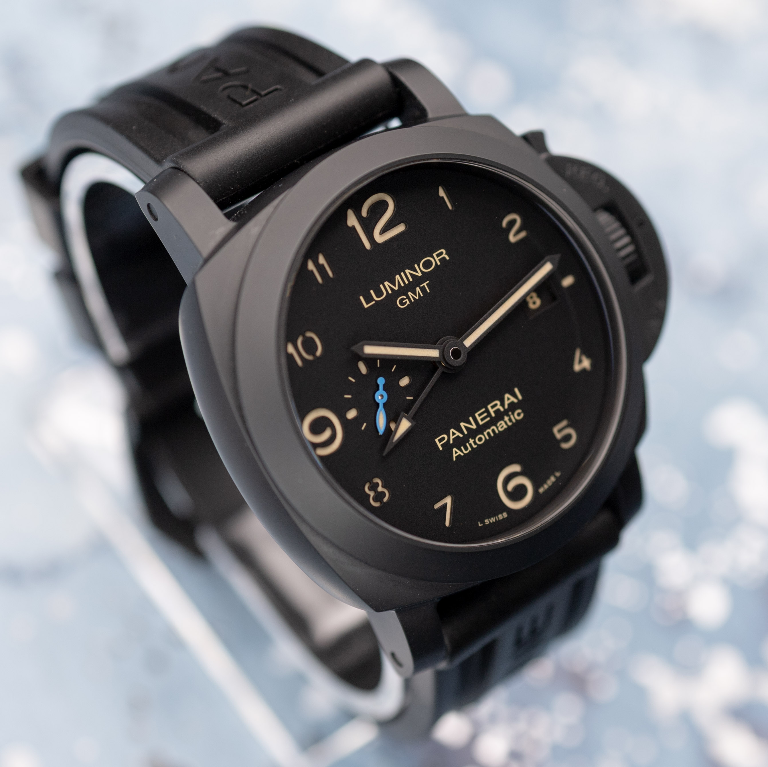 Panerai Luminor 1950 3 Days GMT Black Dial Ceramica - Image 2