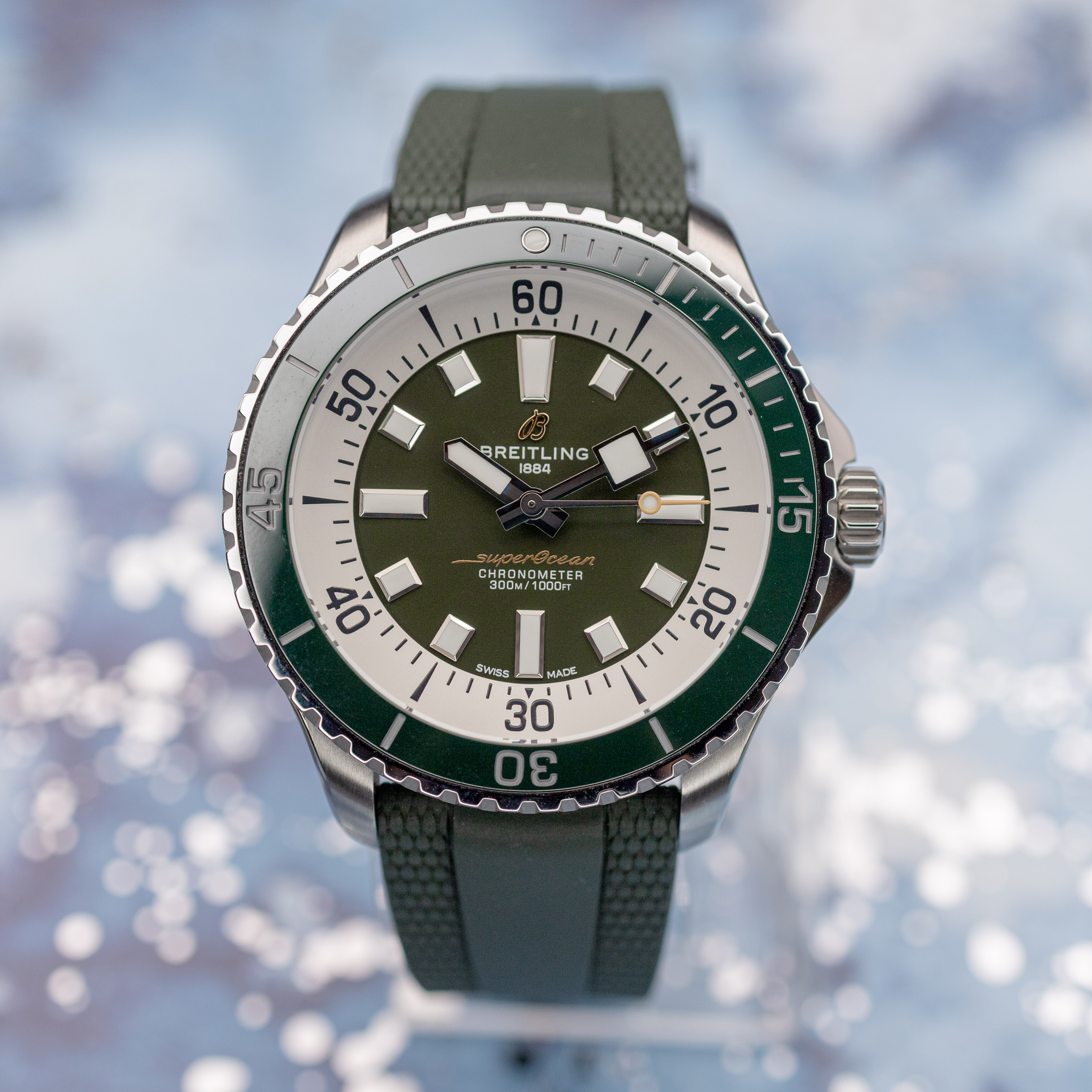 Breitling Superocean Automatic Green Dial