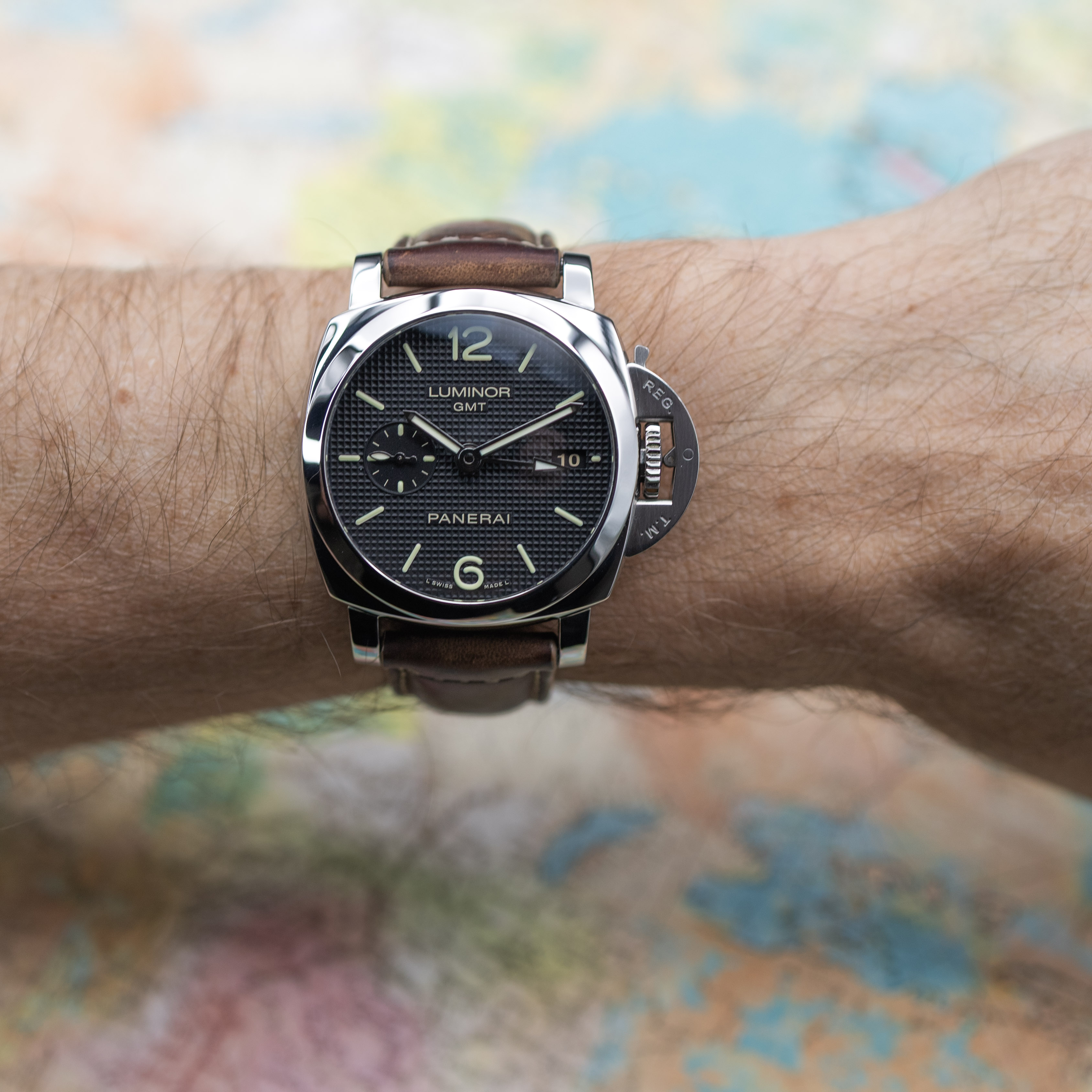 Panerai Luminor 1950 3 Days GMT Hobnail - Image 6
