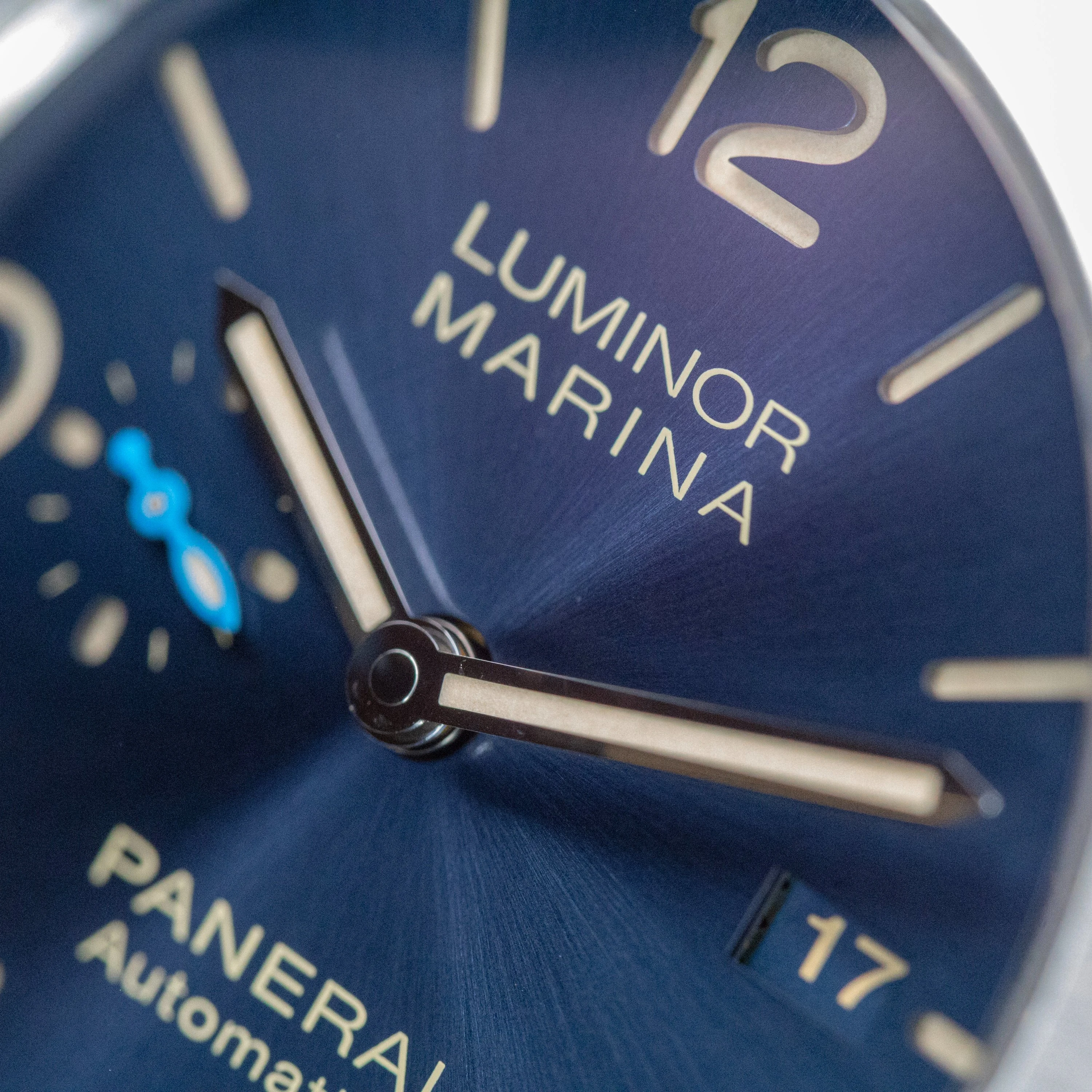 Panerai Luminor 1950 Marina 44 3 Days Automatic Stainless Steel Blue Dial Steel Bracelet - Image 12