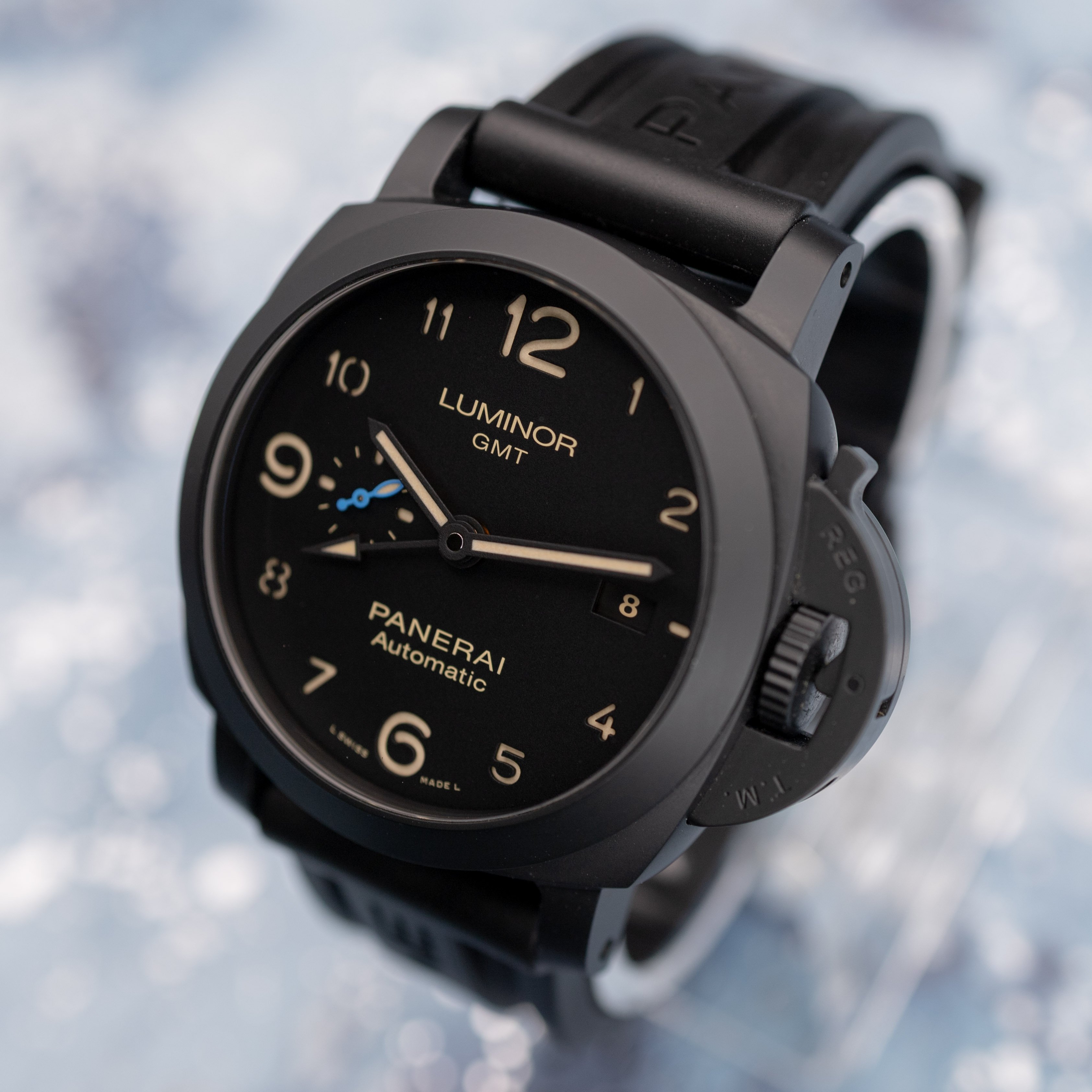 Panerai Luminor 1950 3 Days GMT Black Dial Ceramica - Image 3