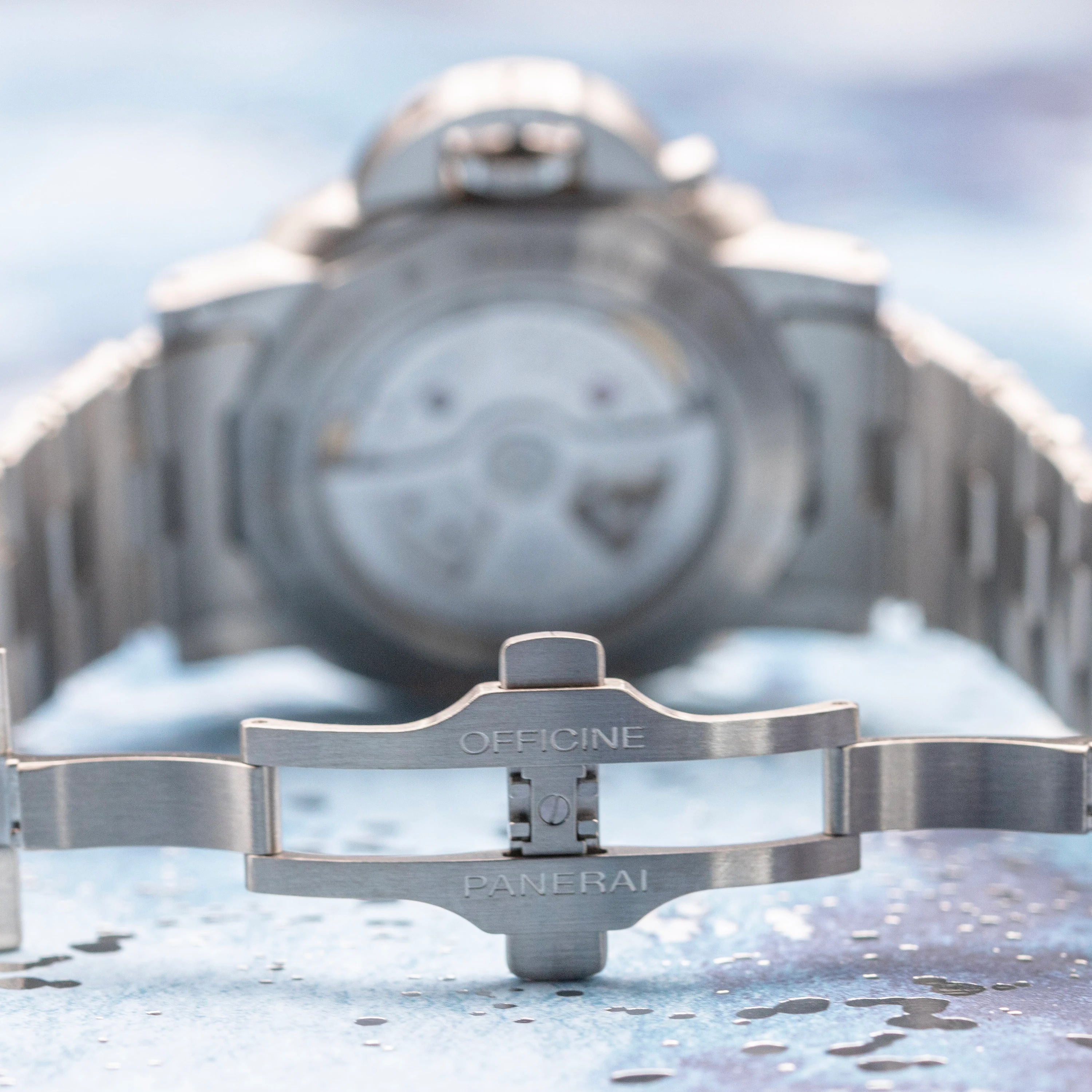Panerai Luminor 1950 Marina 44 3 Days Automatic Stainless Steel Blue Dial Steel Bracelet - Image 9