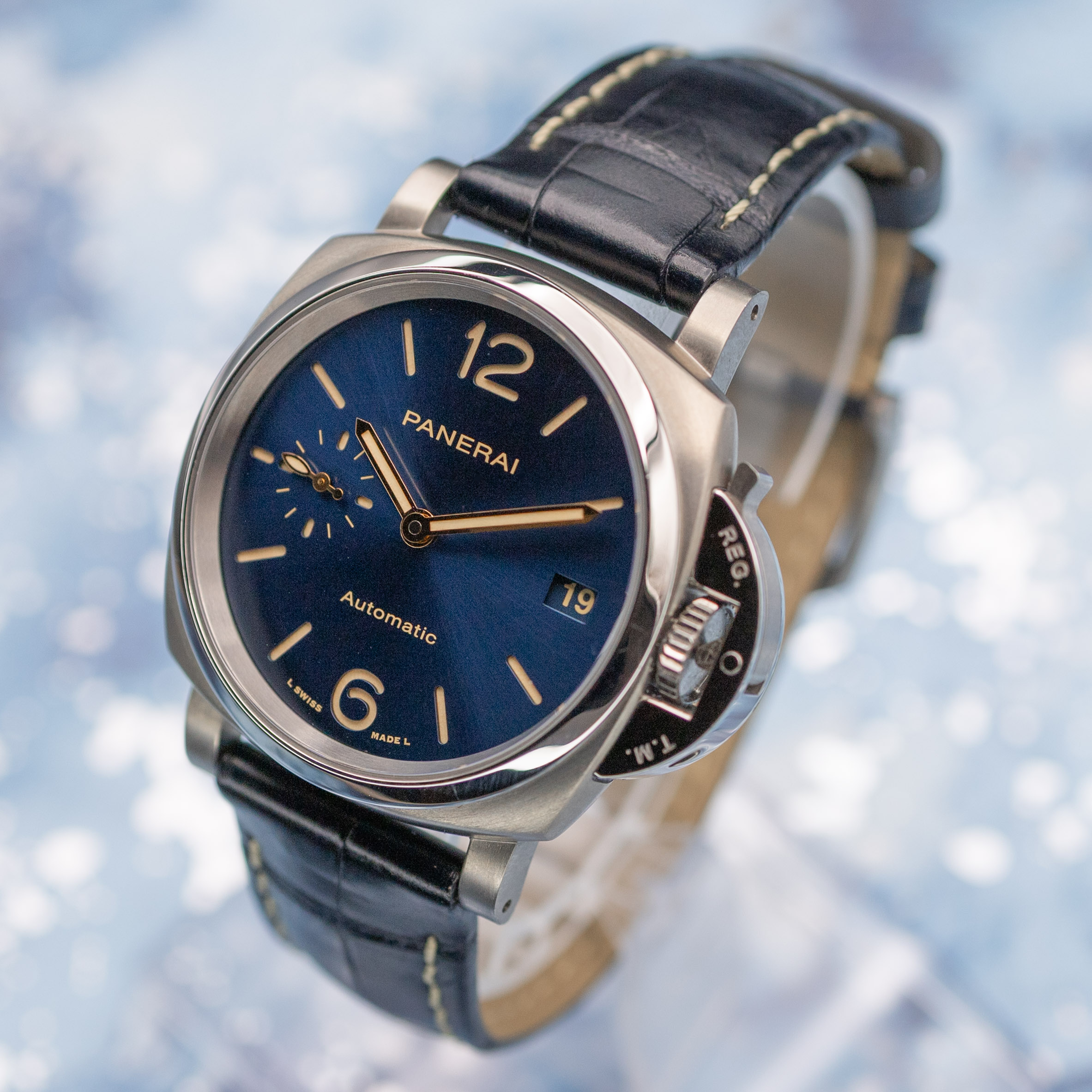 Panerai Luminor Due Titanium 38mm Blue Dial - Image 3