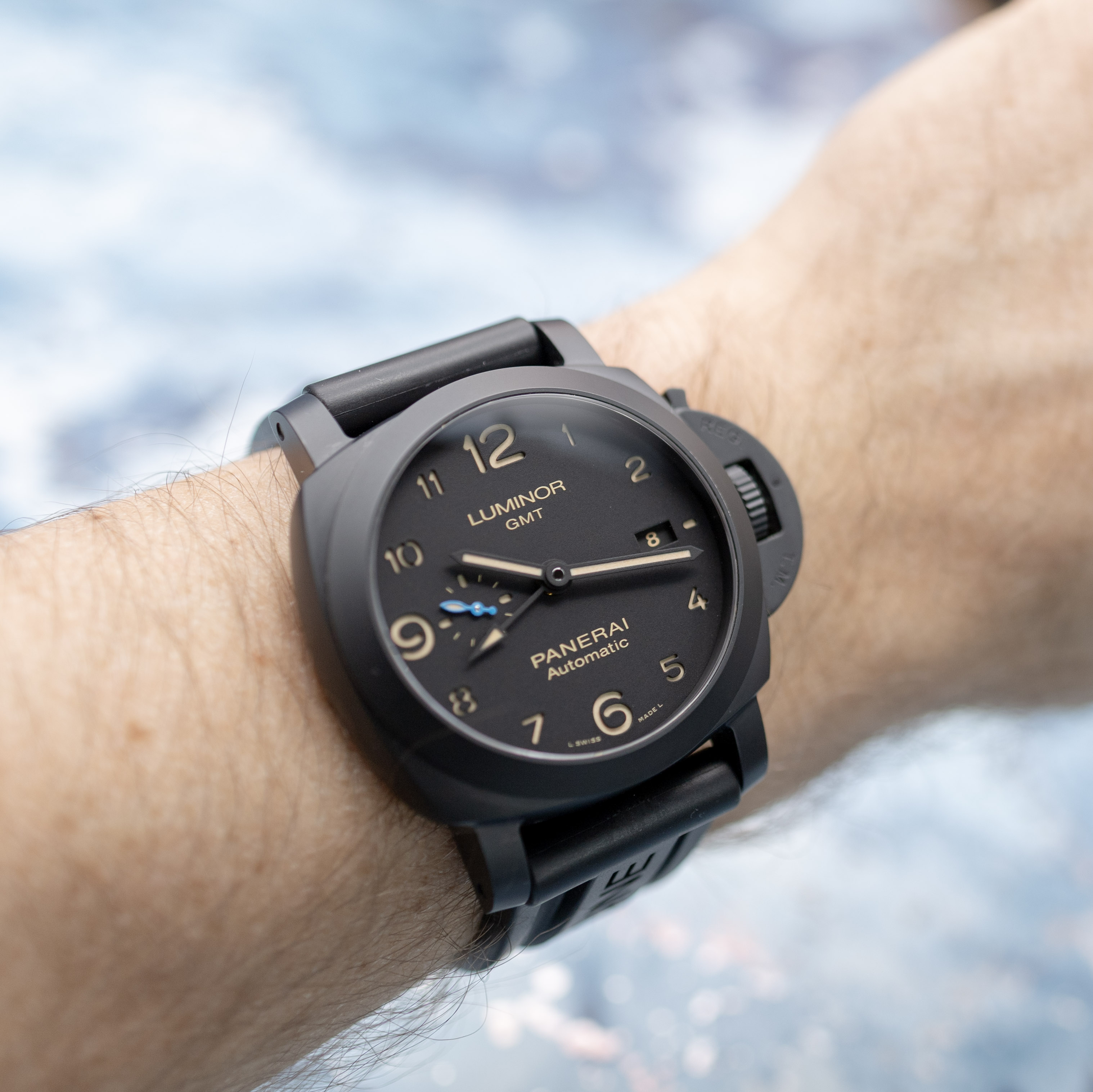 Panerai Luminor 1950 3 Days GMT Black Dial Ceramica - Image 6