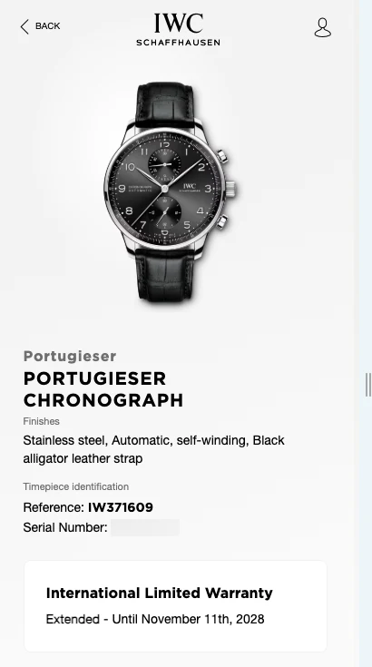 IWC Portugieser Chronograph Black Dial - Image 17