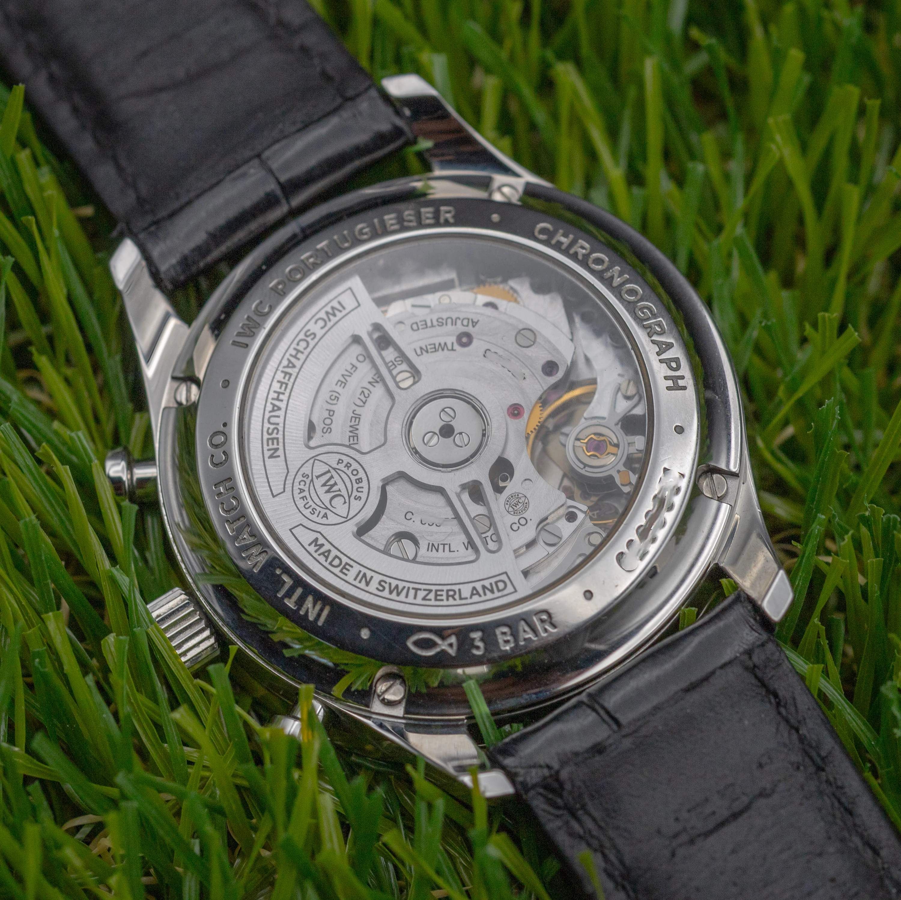 IWC Portugieser Chronograph Black Dial - Image 4