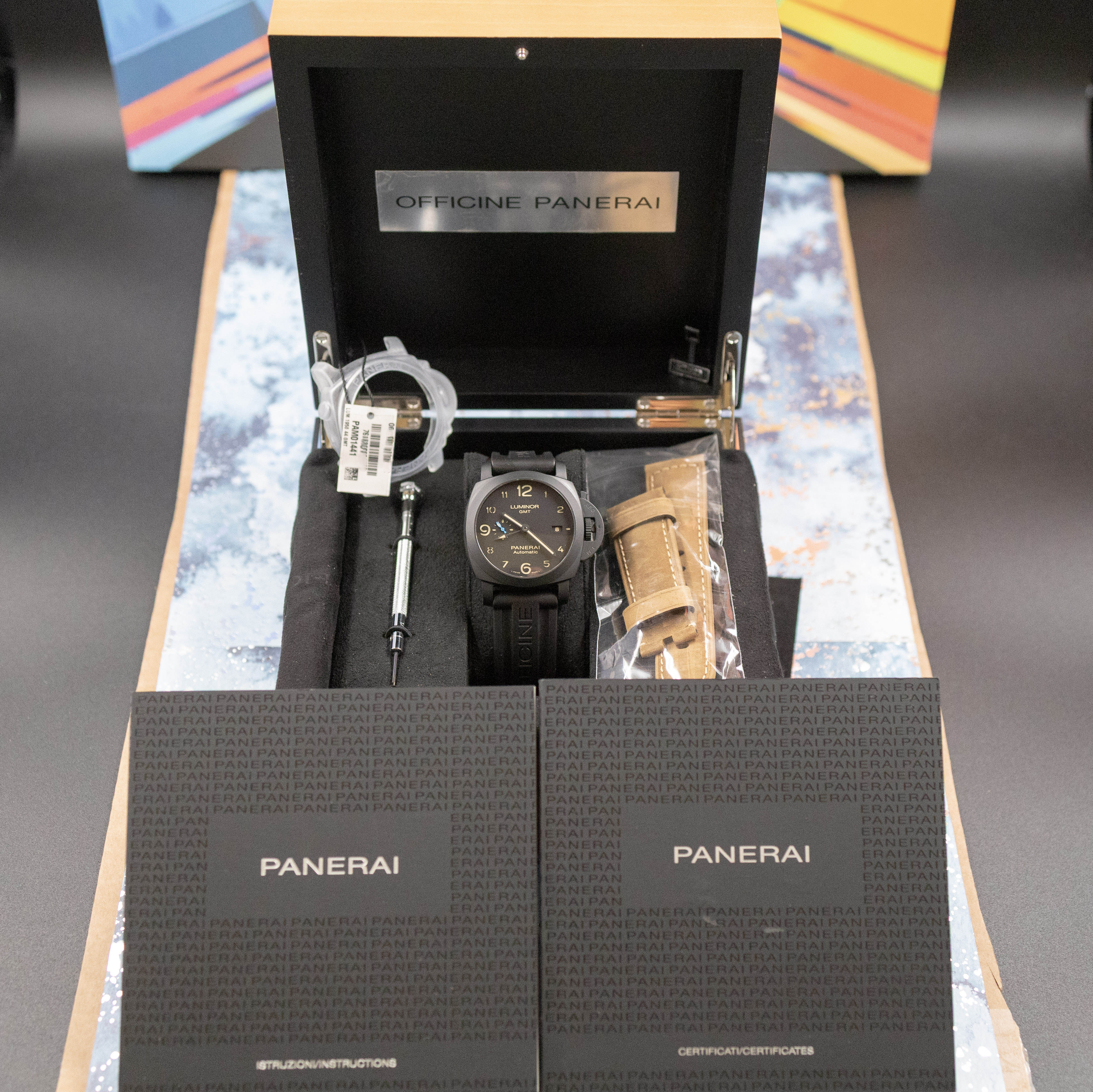 Panerai Luminor 1950 3 Days GMT Black Dial Ceramica - Image 11