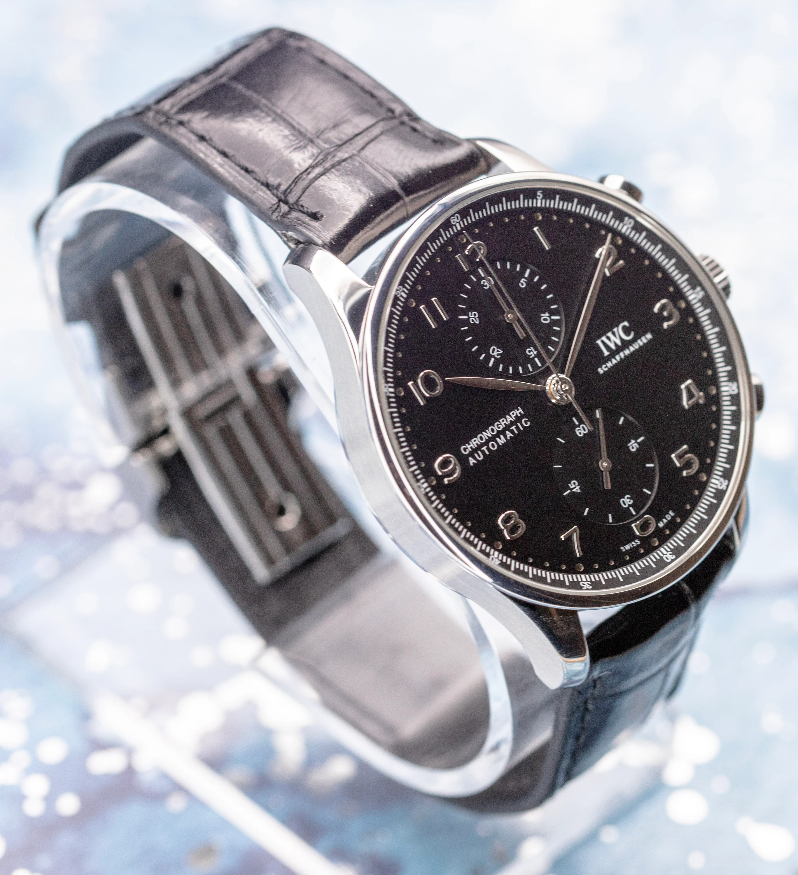IWC Portugieser Chronograph Black Dial - Image 5