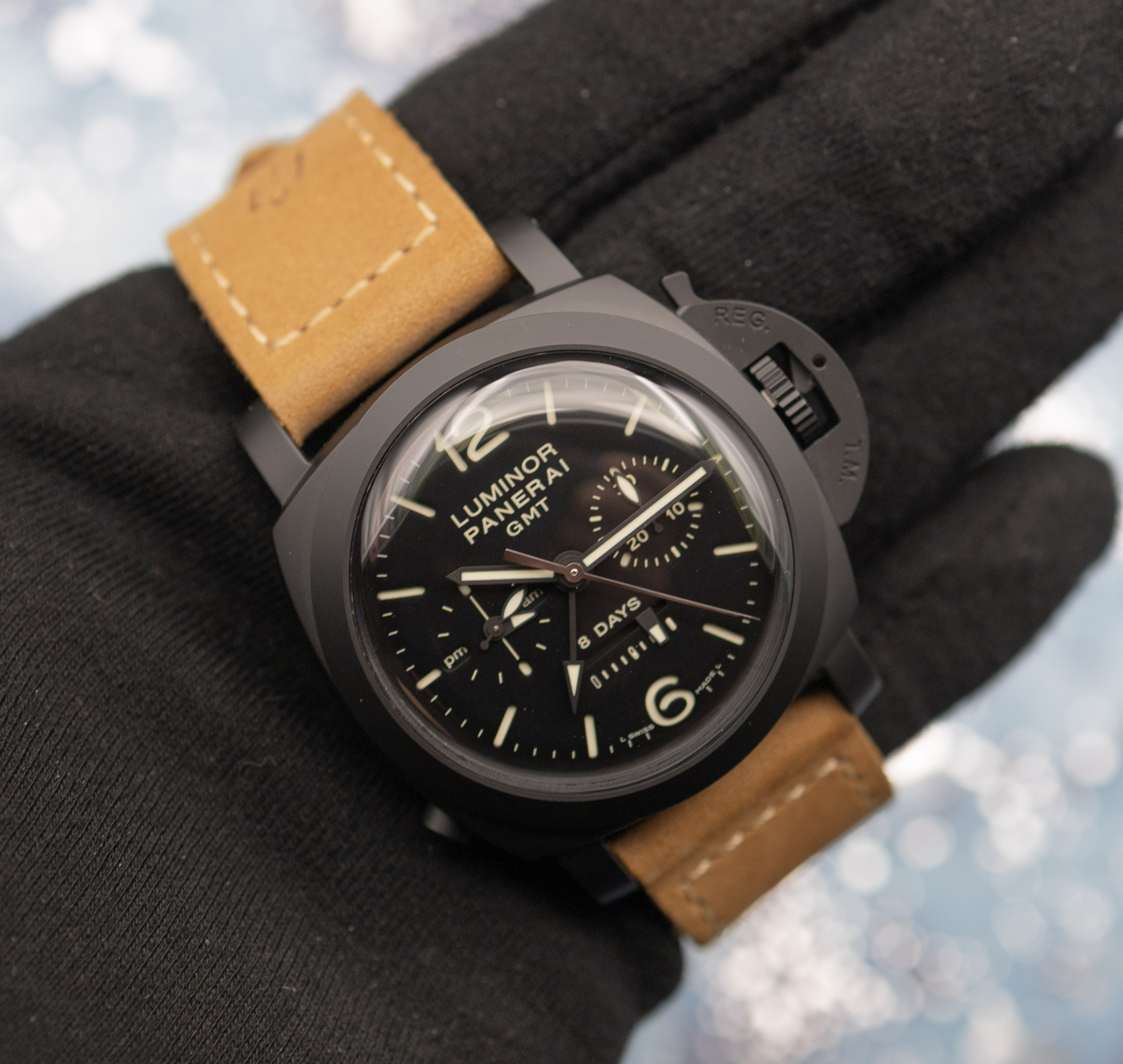 Panerai Luminor 1950 8 Days Chrono Monopulsante GMT Ceramica - Image 4